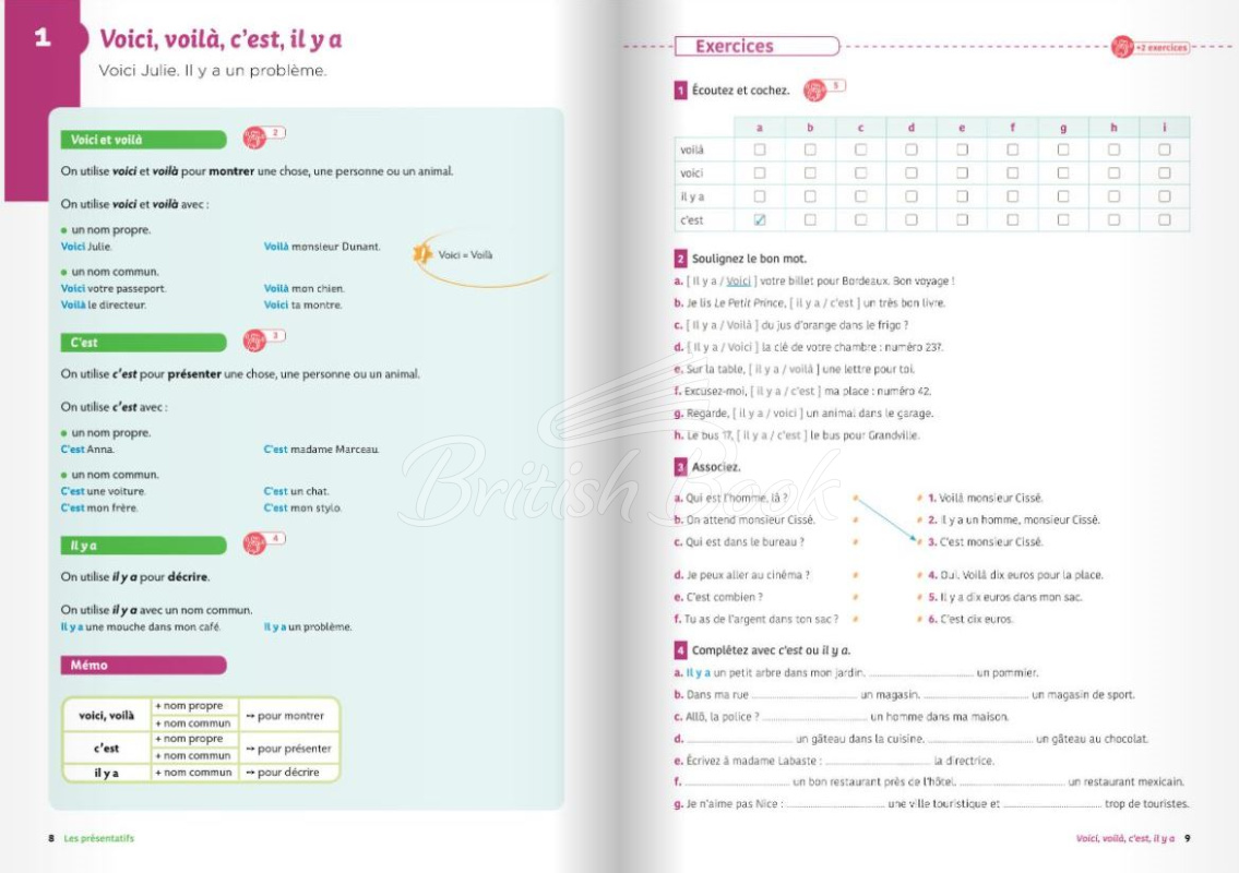 Учебник Exercices de Grammaire et conjugaison A1 изображение 3