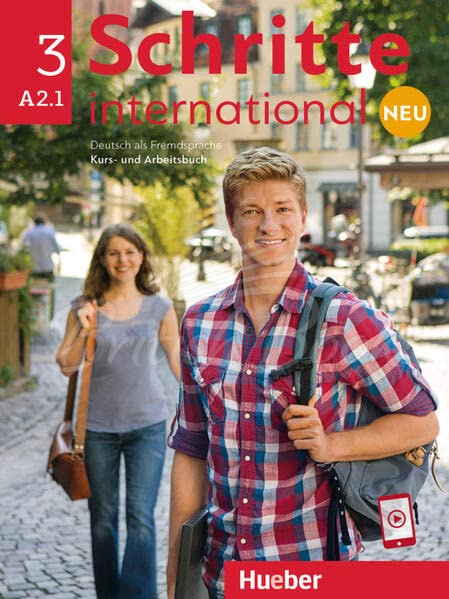 Учебник и рабочая тетрадь Schritte international Neu 3 Kurs- und Arbeitsbuch mit Audios online изображение