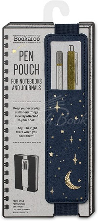 Тримач для ручки Bookaroo Pen Pouch Moon & Stars зображення