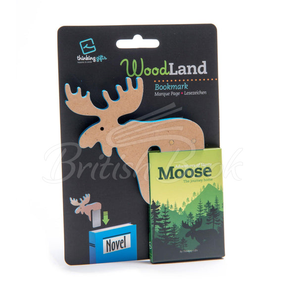 Закладка Woodland Bookmark Moose изображение