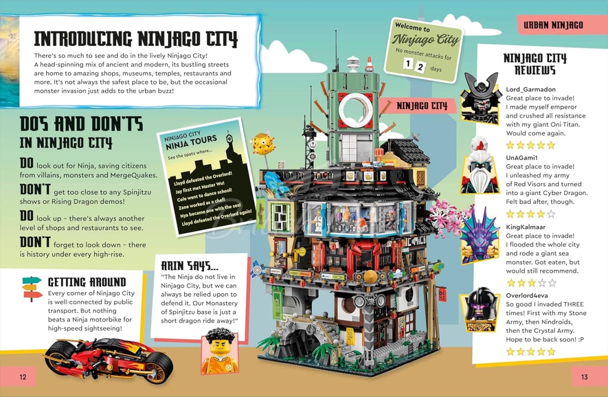 Книга LEGO Ninjago Dragons Rising Adventure Atlas изображение 1