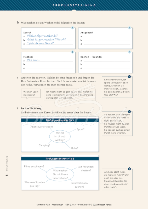 Рабочая тетрадь Momente A2.1 Arbeitsbuch mit interaktive Version изображение 12