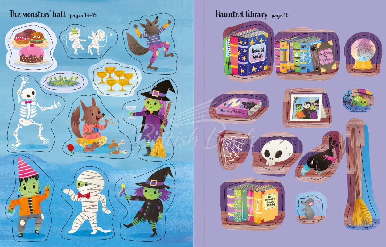 Книга First Sticker Book: Halloween изображение 9