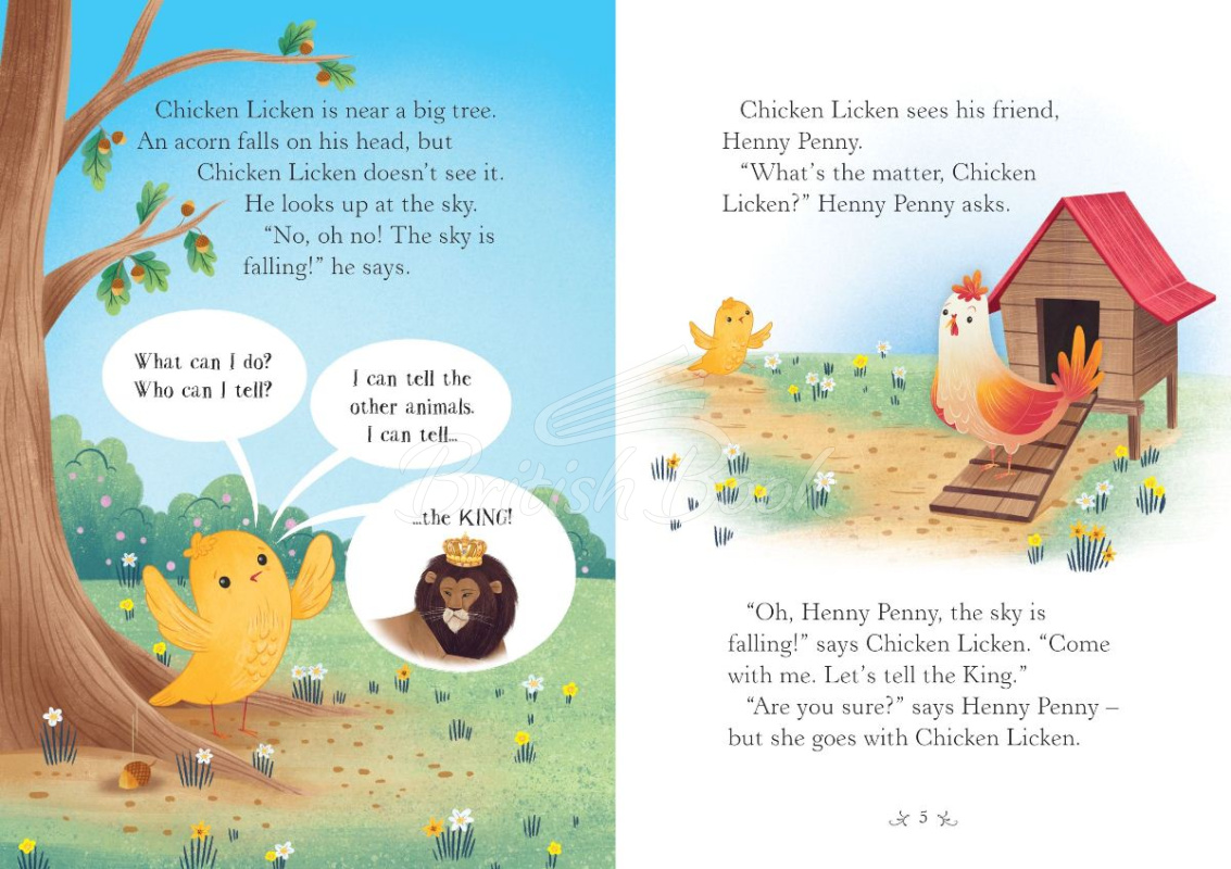 Книга Usborne English Readers Level Starter Chicken Licken зображення 1