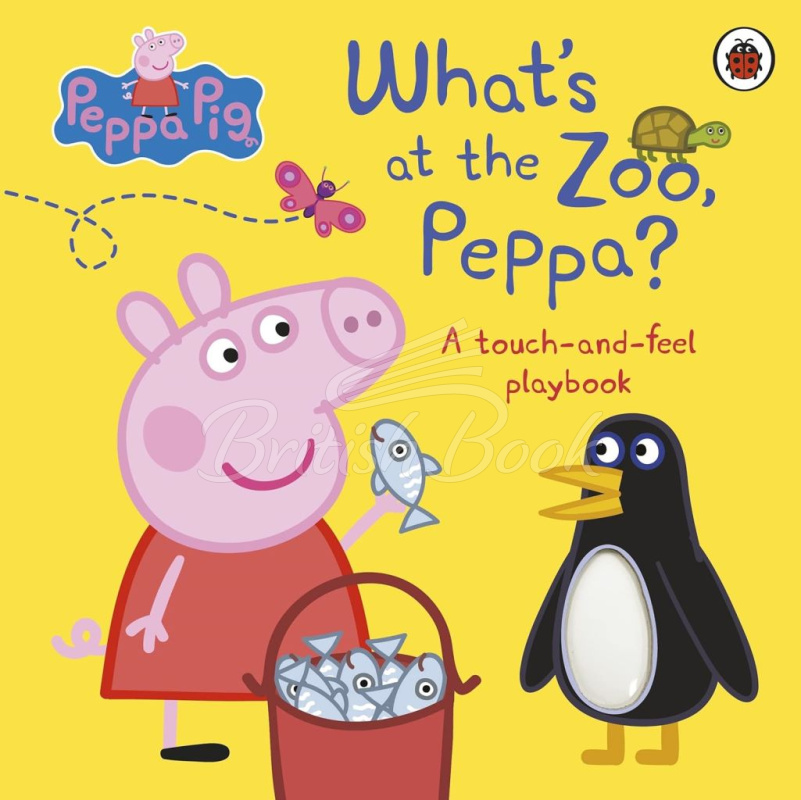 Книга Peppa Pig: What's At The Zoo, Peppa? (A Touch-and-Feel Playbook) зображення