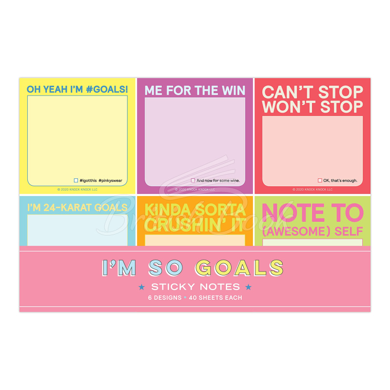 Клейкий папір для нотаток I'm So Goals Sticky Notes Packet зображення