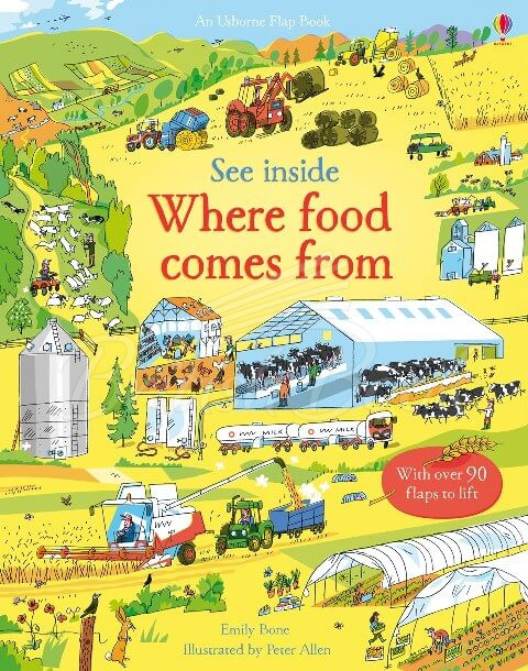 Книга See inside Where Food Comes From зображення
