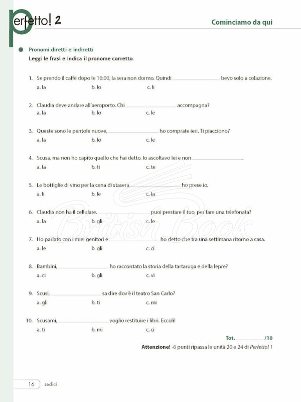 Підручник Perfetto! 2 Esercizi di grammatica italiana зображення 15