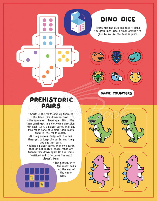 Книга Glow-in-the-Dark Dinosaurs Sticker Activity Book изображение 1