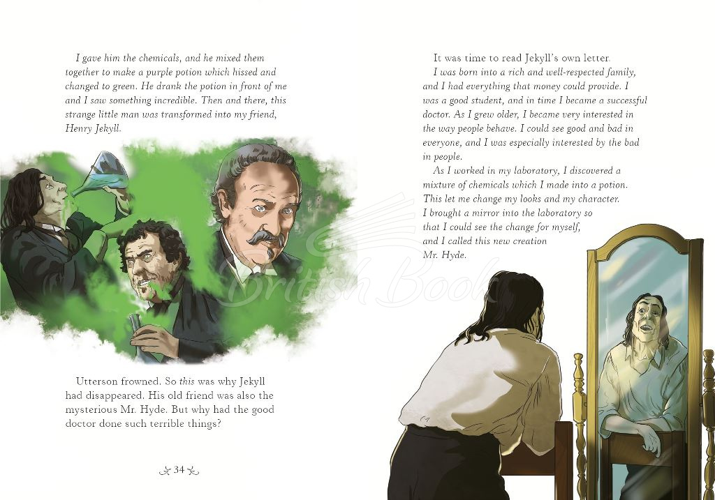 Книга Usborne English Readers Level 3 Dr. Jekyll and Mr. Hyde зображення 1