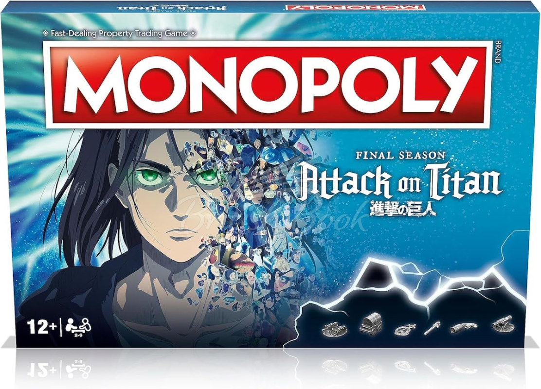 Настольная игра Monopoly Attack on Titan The Final Season изображение 1