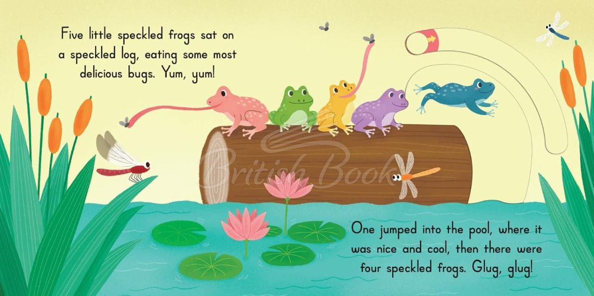 Книга Sing Along With Me! Five Little Speckled Frogs зображення 1