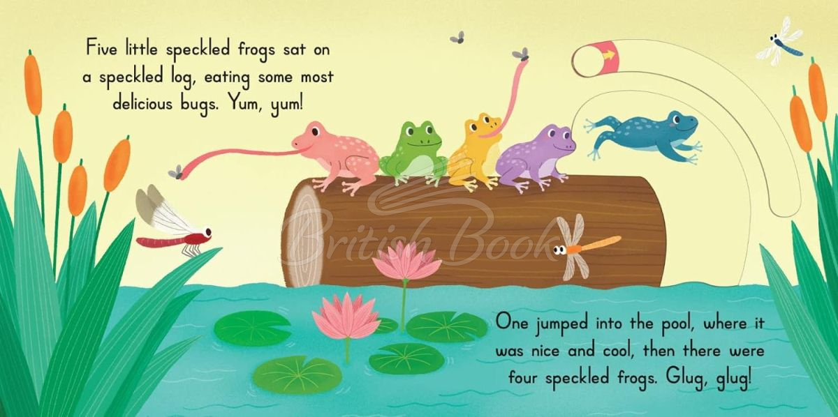 Книга Sing Along With Me! Five Little Speckled Frogs изображение 1