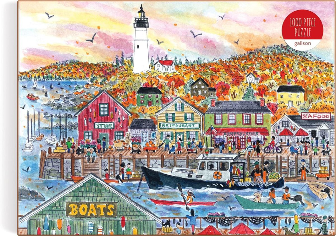 Пазл Michael Storrings Autumn By the Sea 1000 Piece Puzzle изображение 1