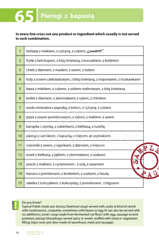 Книга Testuj Swój Polski: Słownictwo 1 изображение 4