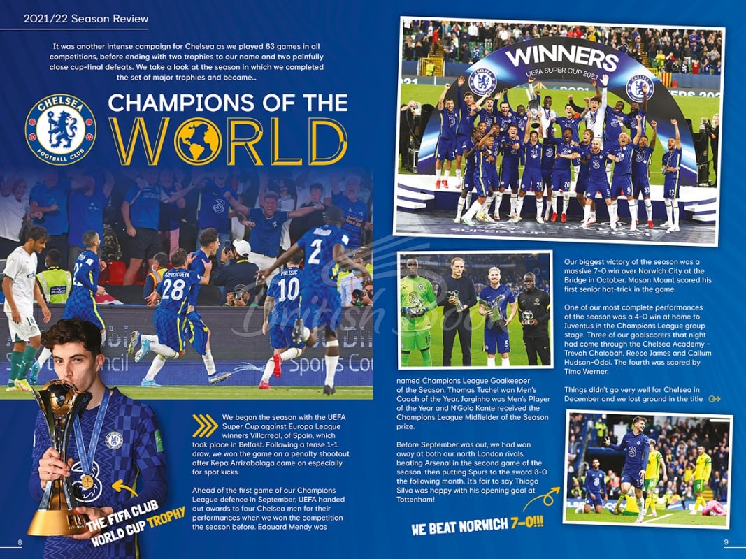Книга Chelsea Football Club: The Official Annual 2023 изображение 2
