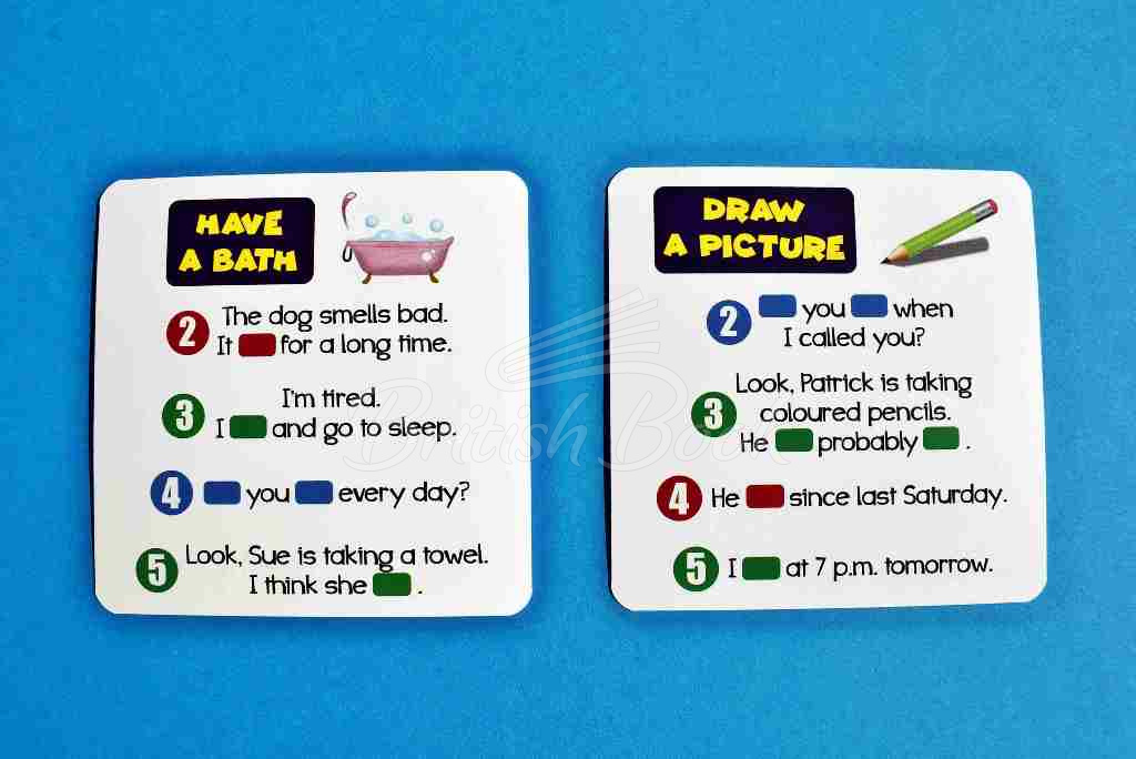 Карточки Mixed Tenses Cards Level A2/B1 изображение 2