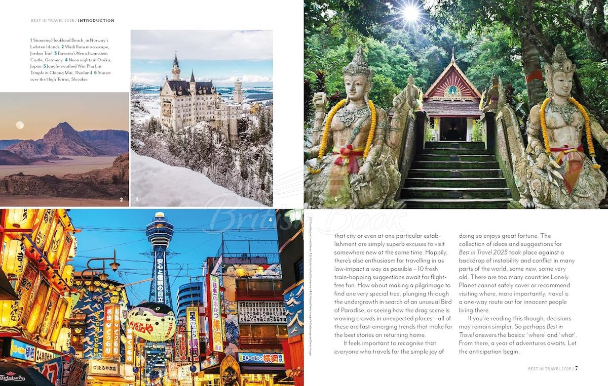 Книга Lonely Planet's Best in Travel 2025 зображення 3