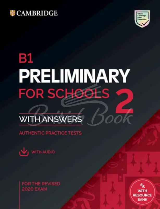 Книга Cambridge English B1 Preliminary for Schools 2 for the Revised 2020 Exam with Answer and Audio зображення