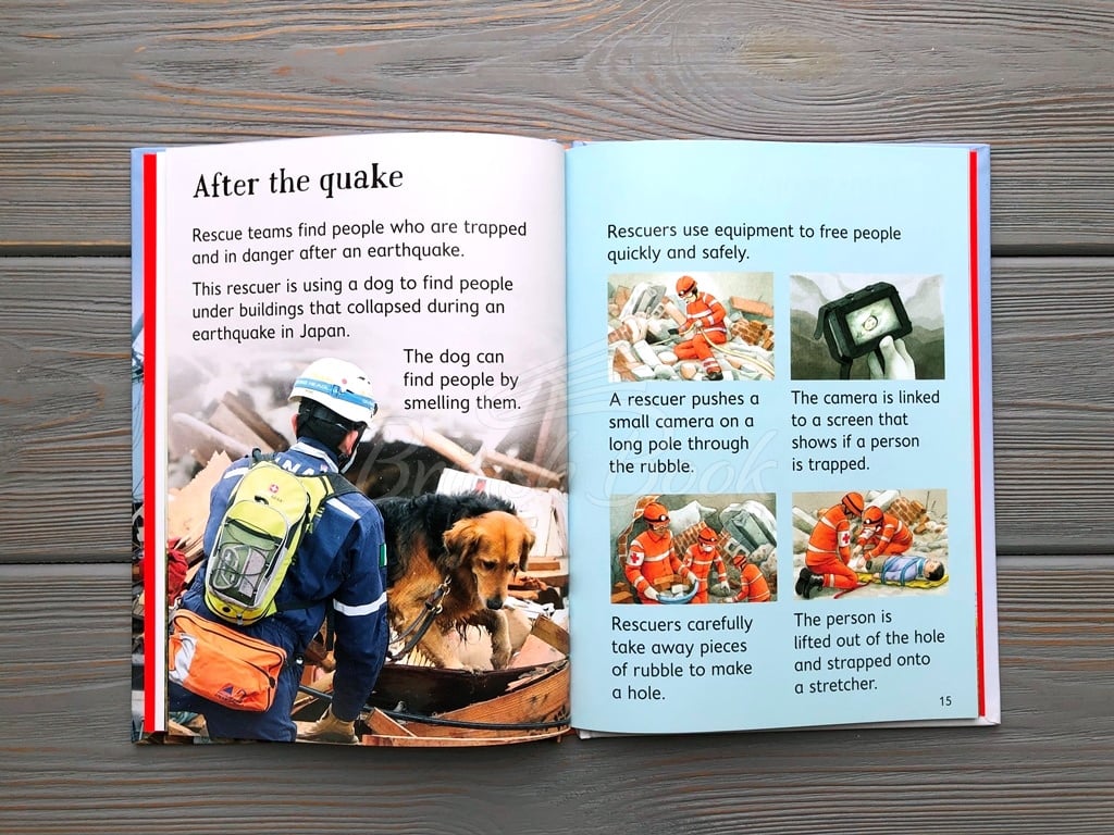 Книга Usborne Beginners Earthquakes and Tsunamis зображення 8