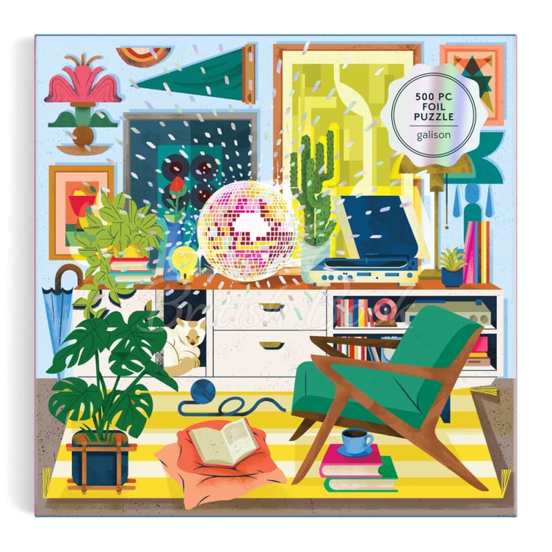 Пазл Disco Life 500 Piece Foil Puzzle изображение 1