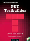 PET Testbuilder with key and Audio CD
