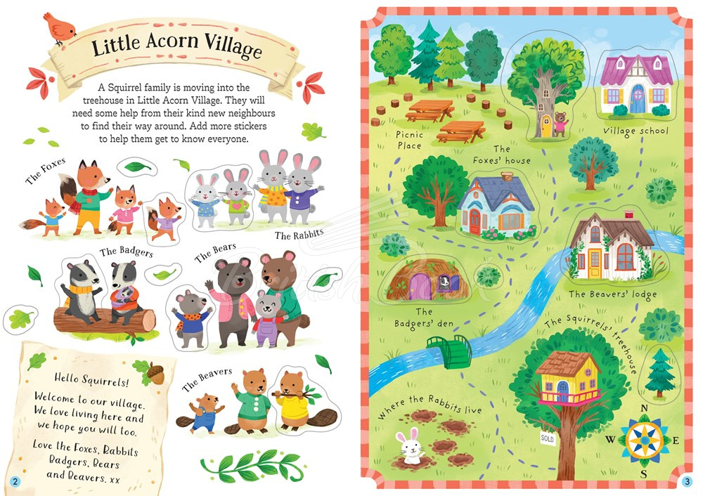 Книга Little First Stickers: Love and Kindness зображення 3
