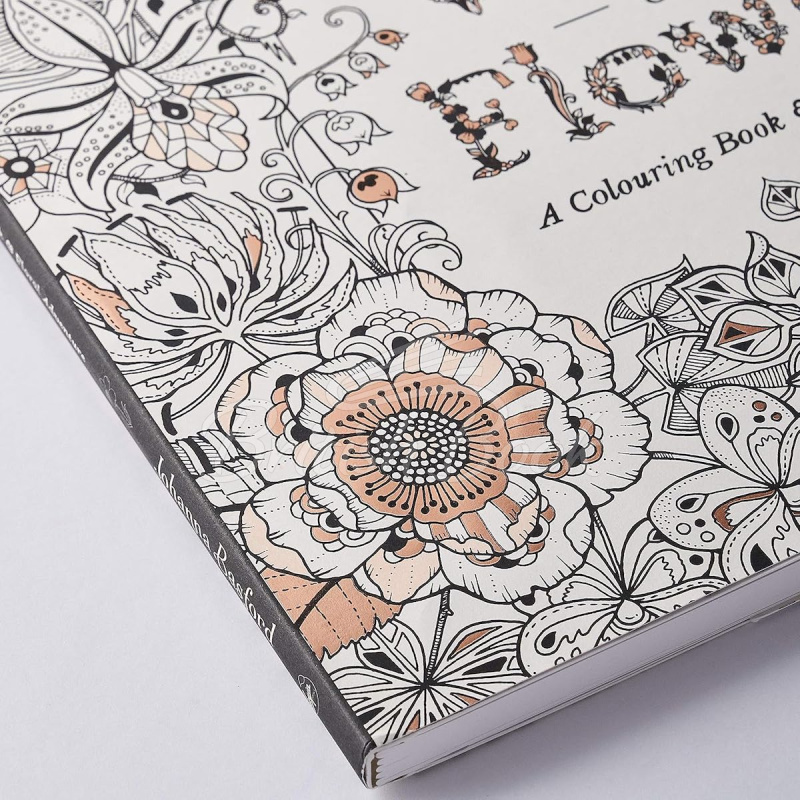 Книга World of Flowers: A Colouring Book and Floral Adventure зображення 3