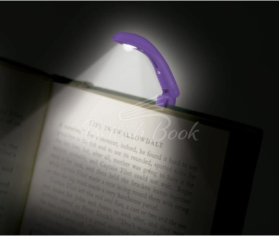Ліхтарик для книжок The Really Tiny Book Light Purple зображення 4