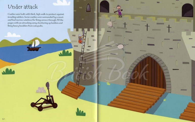 Книга Knights and Castles Sticker Book зображення 2