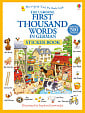 First Thousand Words in German Sticker Book
