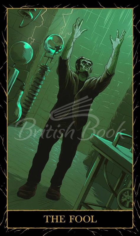 Карты таро Universal Monsters Tarot Deck and Guidebook изображение 5