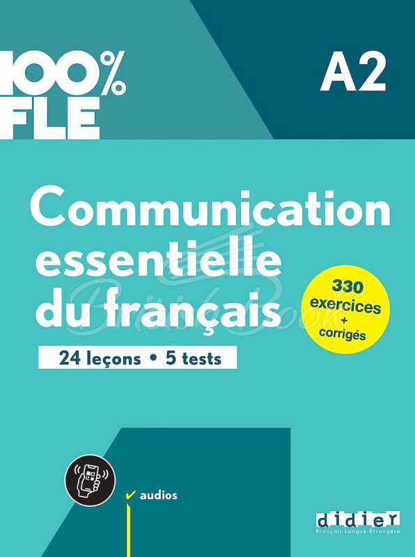 Книга Communication Essentielle du Français 100% FLE A2 Livre avec didierfle.app зображення