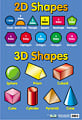 2D and 3D Shapes Poster