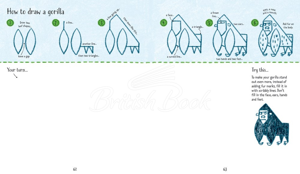 Книга Step-by-Step Drawing: Animals зображення 3