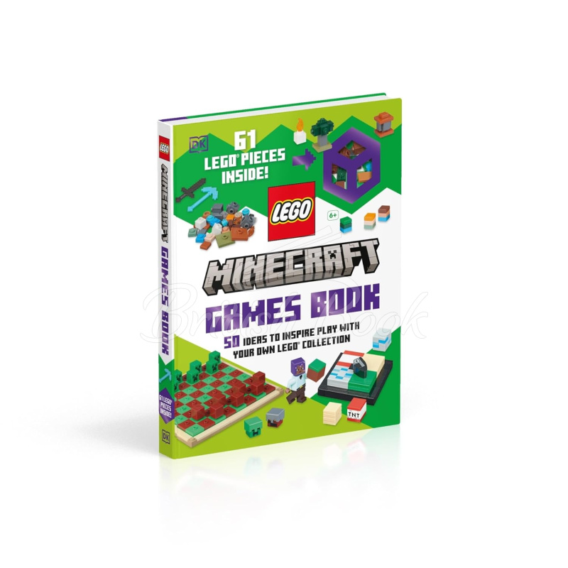 Книга LEGO Minecraft Games Book зображення 1