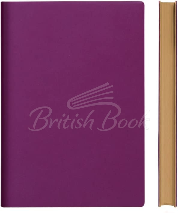 Блокнот Signature A6 Lined Notebook Purple изображение