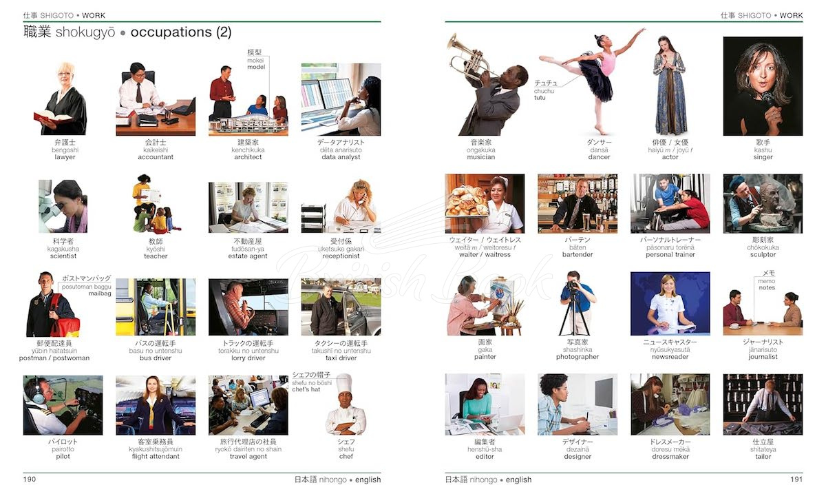 Книга Japanese-English Bilingual Visual Dictionary изображение 4