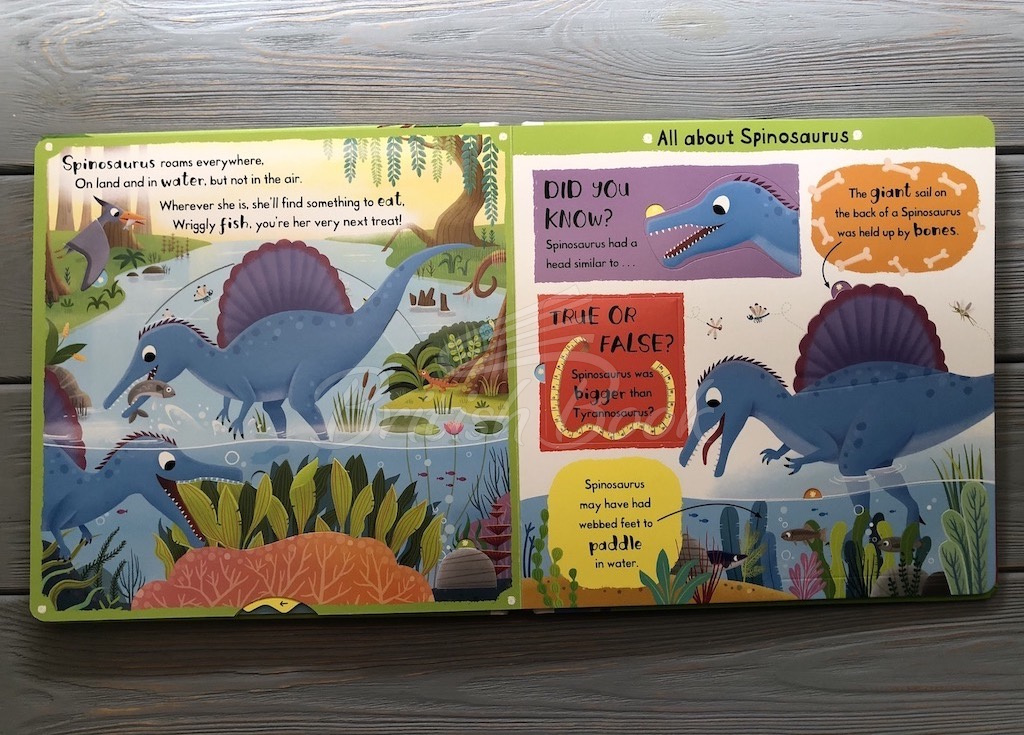 Книга First Facts and Flaps: Giant Dinosaurs зображення 4
