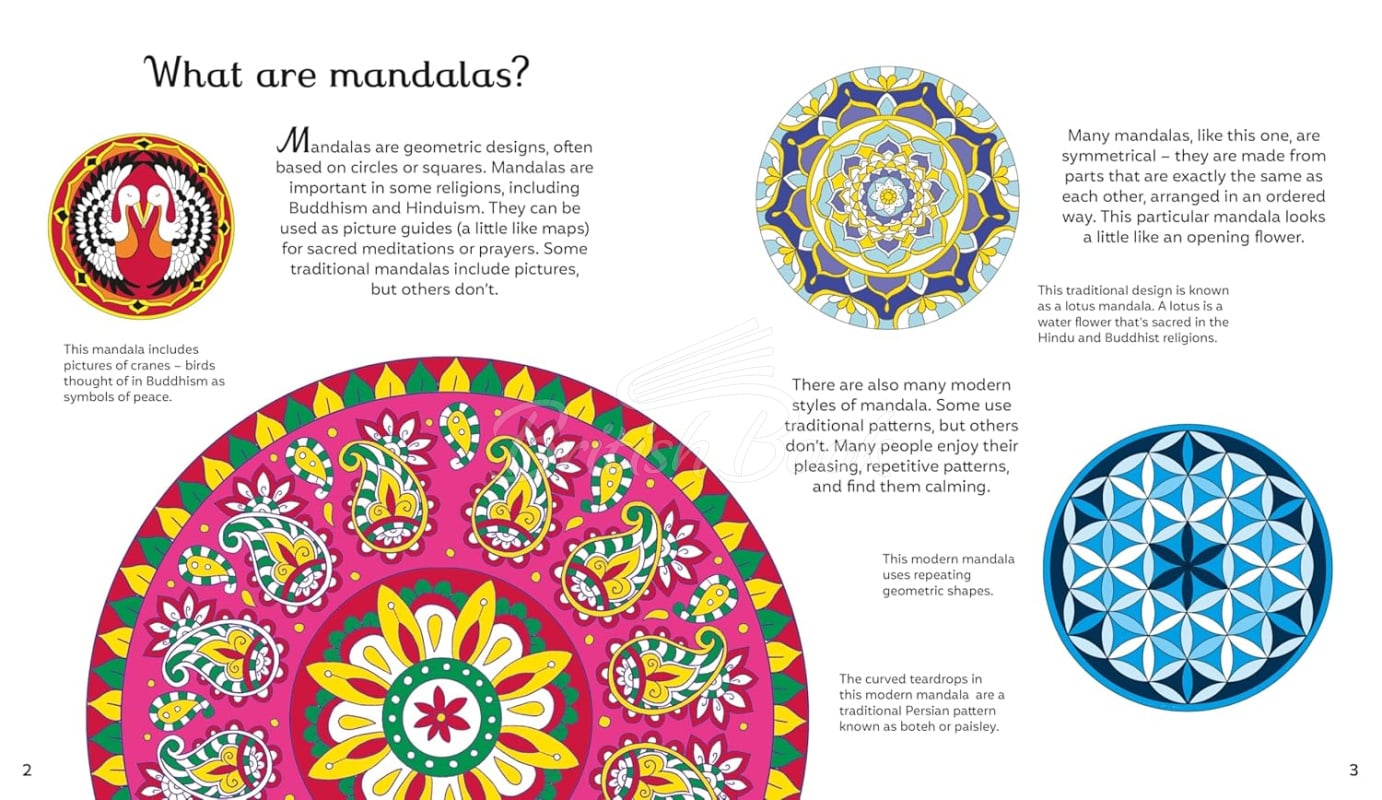 Книга Mandalas to Draw and Colour зображення 2