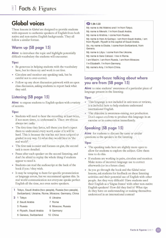 Книга для учителя Global Elementary Teacher's Book with Teacher's Resource Disc изображение 12