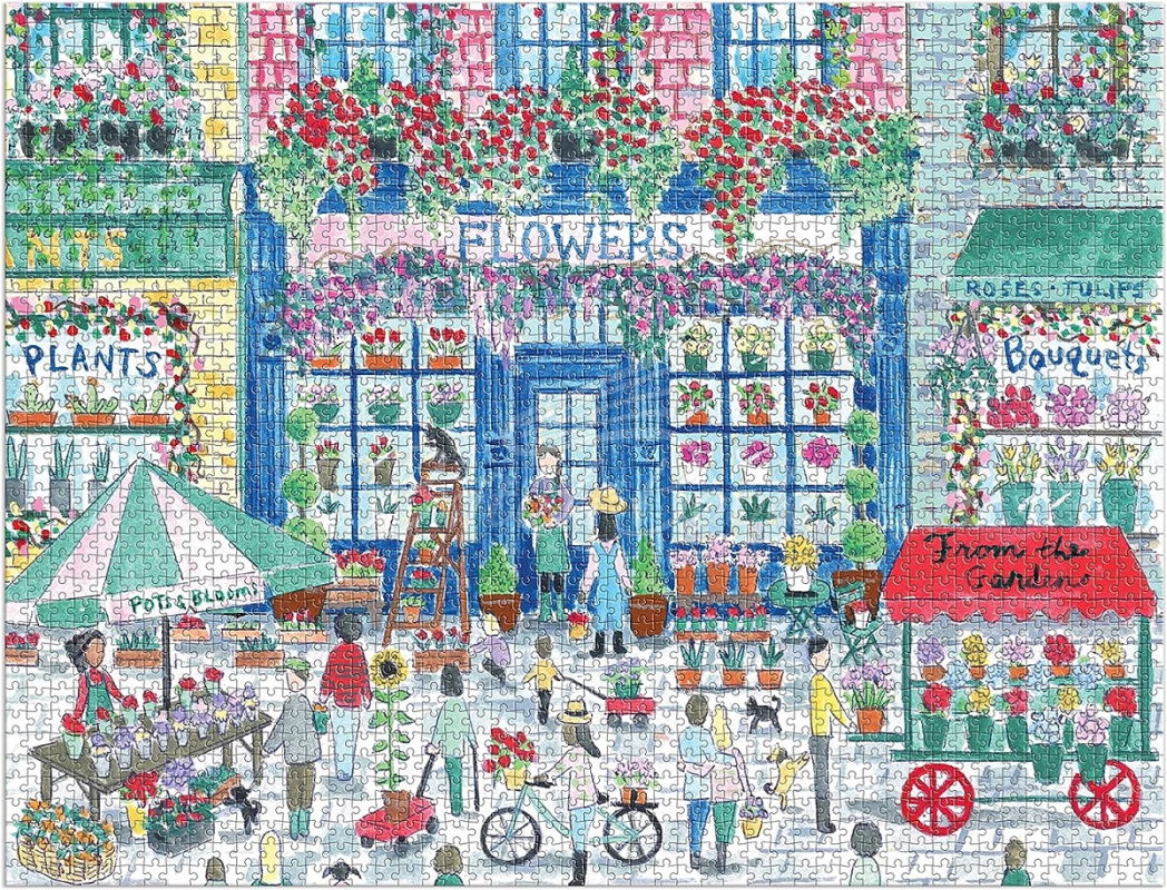 Пазл Michael Storrings Market in Bloom 2000 Piece Puzzle изображение 2