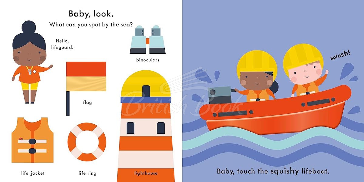 Книга Baby Touch: Rescue Vehicles (A Touch-and-Feel Playbook) зображення 1