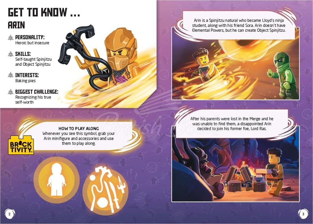 Книга LEGO NINJAGO: Ninja's Journey Activity Book зображення 1