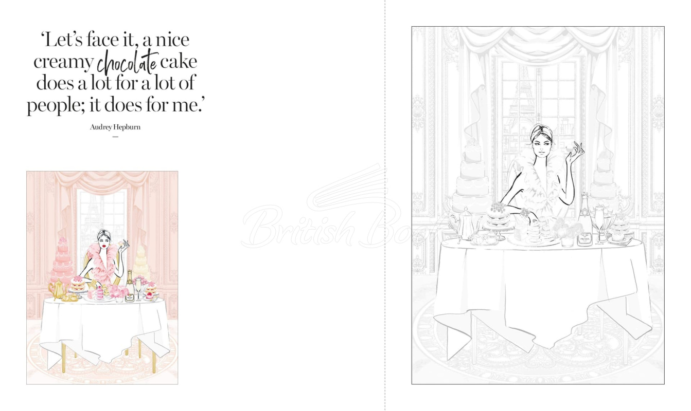 Книга The World of Fashion Colouring Book зображення 10