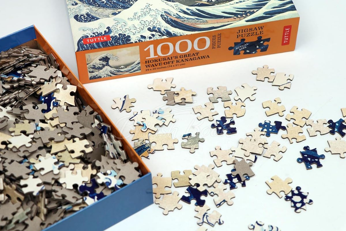 Пазл Hokusai's Great Wave 1000 Pieces Jigsaw Puzzle изображение 1