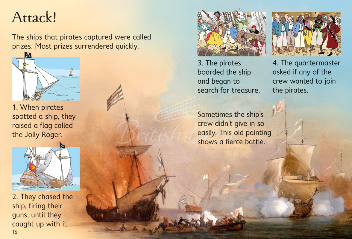 Книга Usborne Beginners Pirates зображення 3