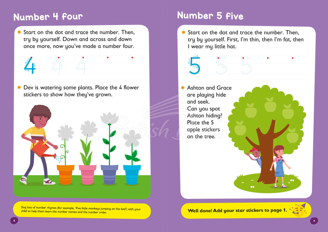 Книга Collins Easy Learning Ready for School: Maths Sticker Book (Ages 4-5) зображення 3