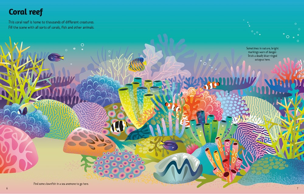 Книга First Sticker Book: Oceans зображення 2