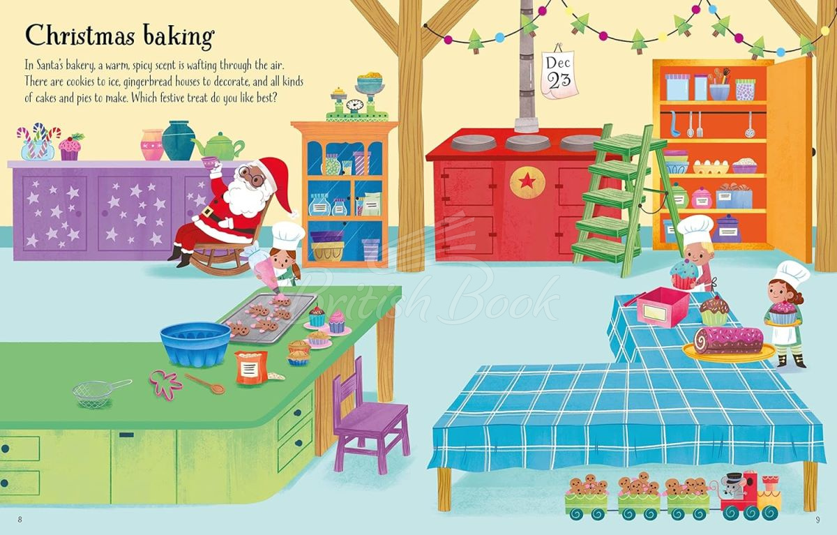 Книга First Sticker Book: Christmas зображення 2